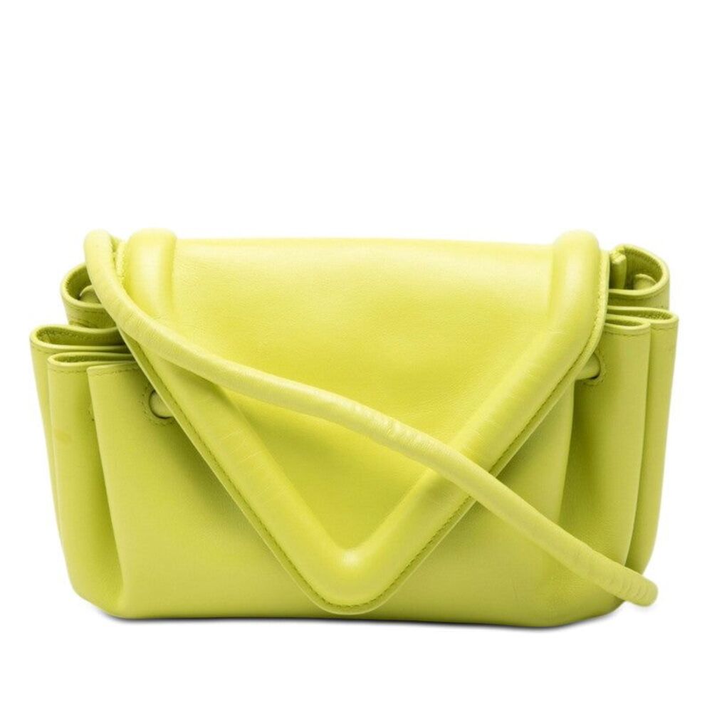 Bottega Veneta Beak Small Triangle Flap Shoulder Bag